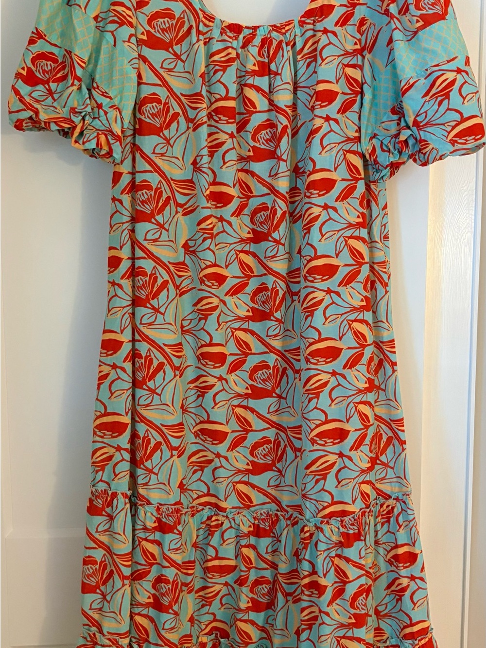 Briton Court Midi Dress with Floral Print